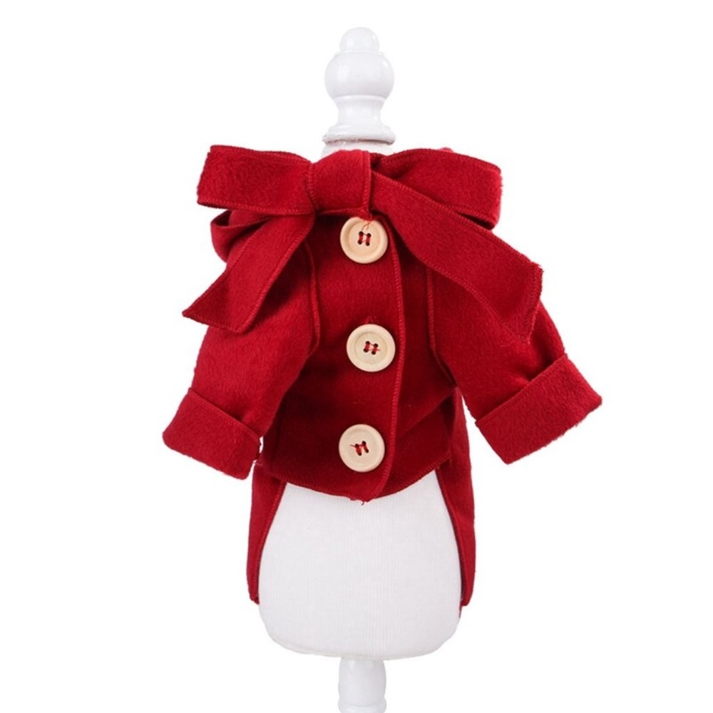 Dog Pet Jacket Coat Size Small Medium Red - Picture 4 of 4